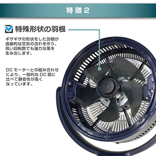 ReeD 4方向首振りサーキュレーター DCモーター RD-BCH3024