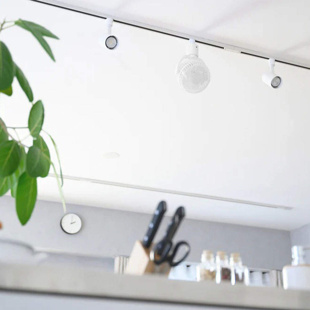 スワン電器 Slimac UZUAKZE RAILFAN マットホワイト SRF-251MWH