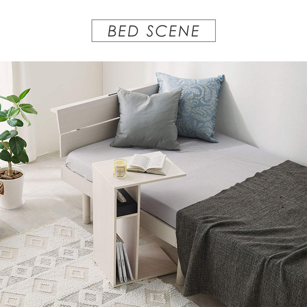 【送料弊社負担】萩原 サイドテーブル ブラウン RT-1119BR【他商品と同時購入不可】