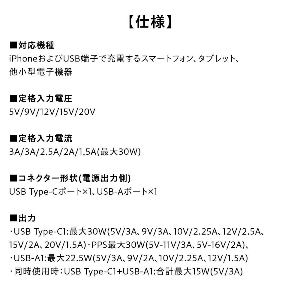 【送料弊社負担】エレコム モバイルバッテリー 10000mAh 30W Type-C 1ポート USB-A 1ポート PSE認証 EC-C66LMN【他商品と同時購入不可】