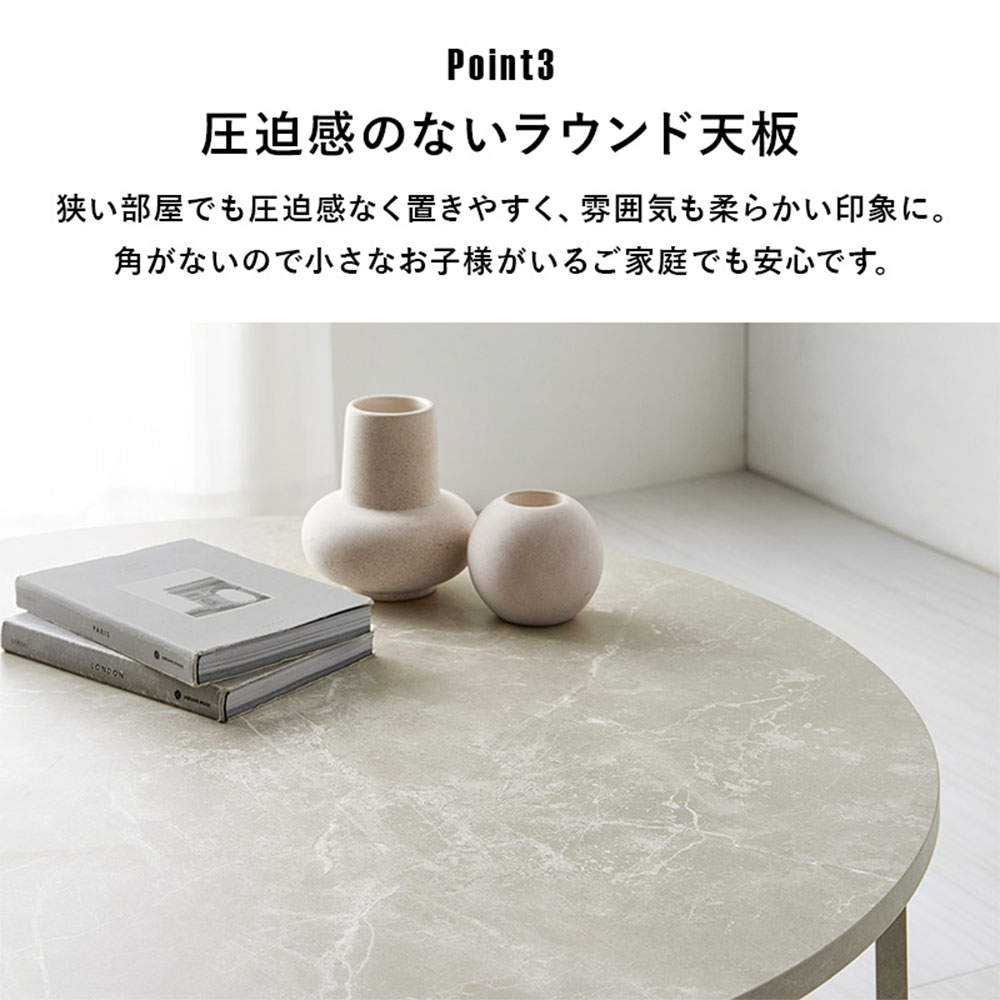 萩原 折れ脚テーブル ブラウン MT-6869-BR