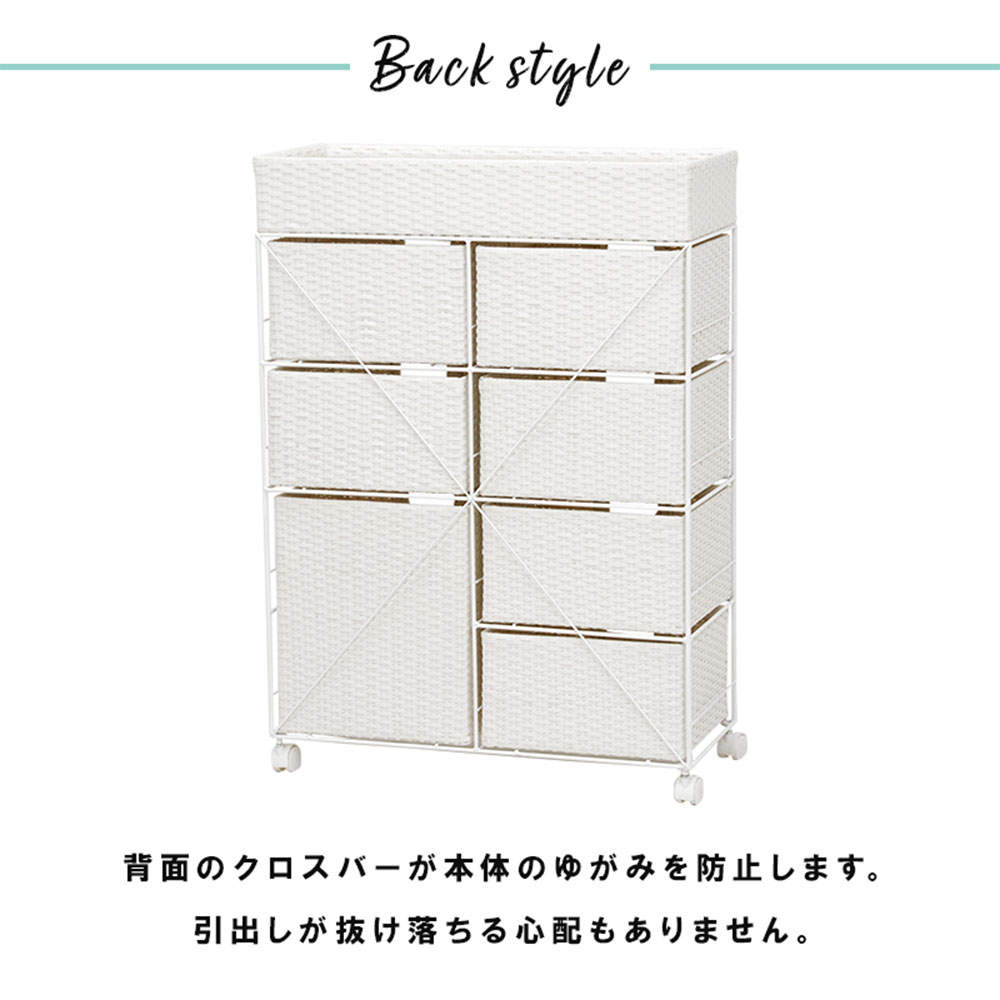 萩原 ランドリーラック グレー RAN-2418GY