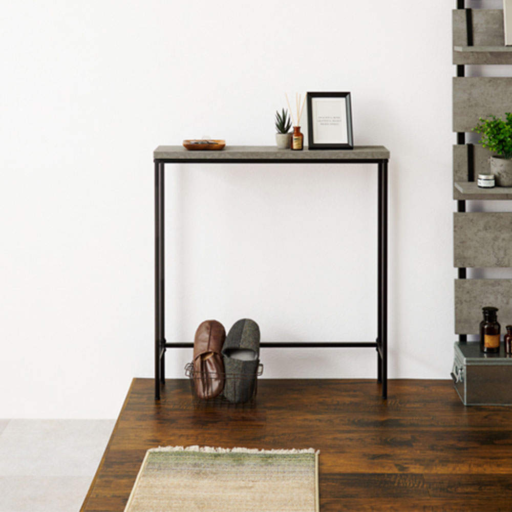 萩原 コンソールテーブル マーブルグレー KT-3235MGY