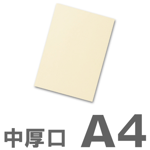 大王製紙 カラーコピー用紙 色上質紙 (国産紙) 中厚口 A4 クリーム (イエロー) 1000枚: