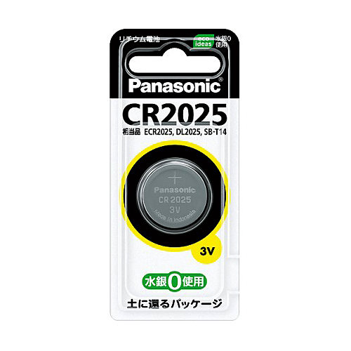 パナソニック コイン形リチウム電池 CR2025P: