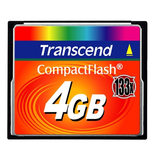 トランセンド 記録メディア コンパクトフラッシュカード133x 4GB TS4GCF133: