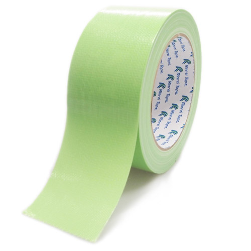 リンレイテープ カラー布粘着テープ 黄緑 1巻: