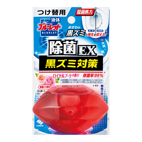 小林製薬 トイレ洗浄剤 ブルーレット 液体ブルーレット おくだけ 除菌EX ロイヤルブーケの香り つけ替用 70ml: