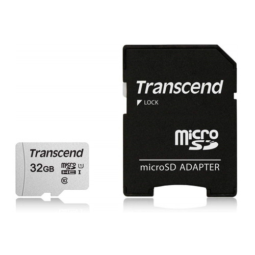 トランセンド microSDカード UHS-I U1 アダプター付 32GB TS32GUSD300S-A: