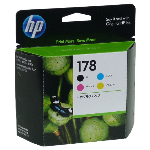 HP 純正インク HP178(CR281AA) HP178シリーズ 4色パック: