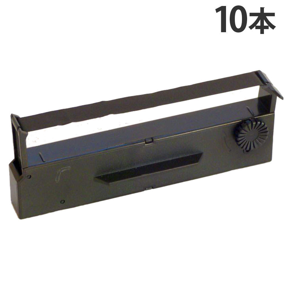 EPSON インクリボン 汎用品 ERC-27B タイプ汎用カセットリボン 黒 10本 プリンター用:
