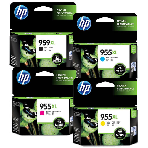 HP 純正インク HP955XL＋959XL HP955/959シリーズ 4色セット: