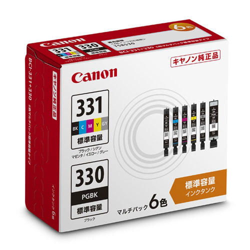 CANON インクタンク マルチパック 6色 純正品 BCI-331+330/6MP: