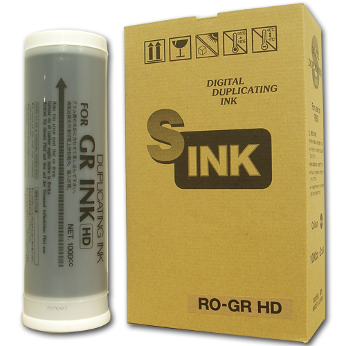 軽印刷機対応インク RO-GR HD 黒 4本セット: