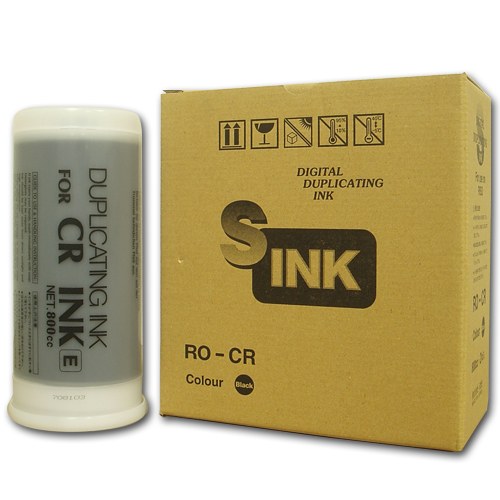 軽印刷機対応インク RO-CR 黒 4本セット: