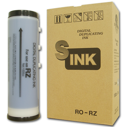 軽印刷機対応インク RO-RZ 青 10本セット: