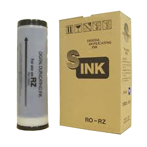 軽印刷機対応インク RO-RZ ミディアムブルー 4本セット: