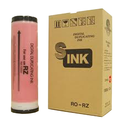 軽印刷機対応インク RO-RZ ブライトレッド 10本セット:
