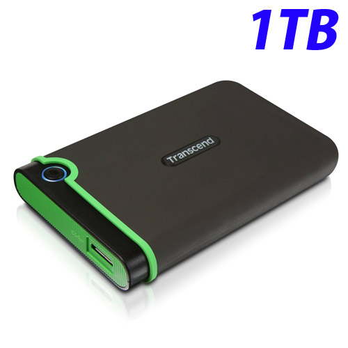 トランセンド HDD M3シリーズ ポータブルハードディスクドライブ 耐衝撃 USB3.1対応 2.5インチ 1TB: