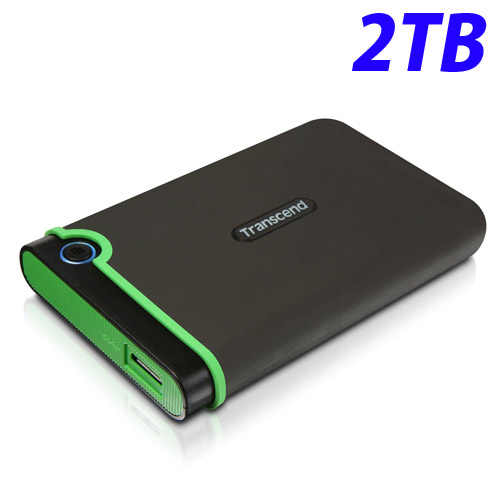 トランセンド HDD M3シリーズ ポータブルハードディスクドライブ 耐衝撃 USB3.1対応 2.5インチ 2TB: