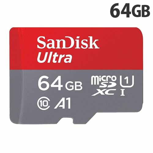 SanDisk microSDカード ウルトラ microSDXC 海外パッケージ品 UHS-1 U1 Class10 64GB SDSQUA4-064G-GN6MN: