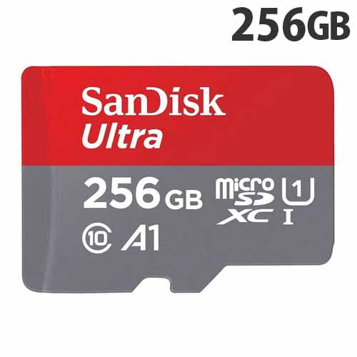 SanDisk microSDカード ウルトラ microSDXC 海外パッケージ品 UHS-1 U1 Class10 256GB SDSQUA4-256G-GN6MN: