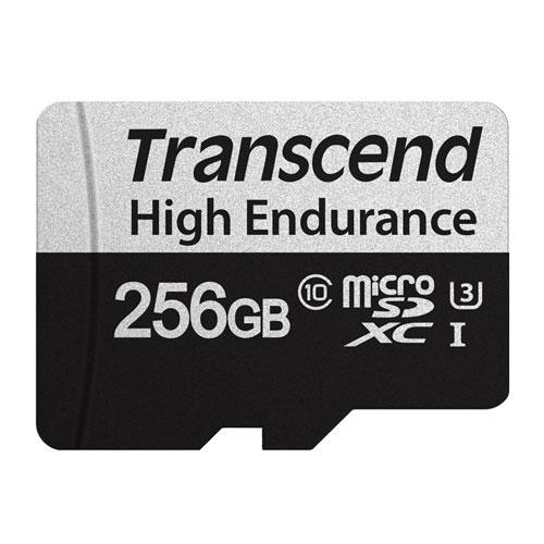 トランセンド microSDXCカード 256GB Class10 UHS-I U3 変換アダプター付 TS256GUSD350V: