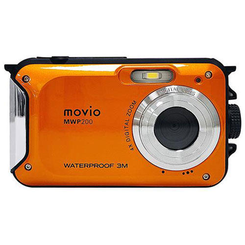 ナガオカ movio コンパクトデジタルカメラ 500万画素 防水 (IPX8) オレンジ MWP200: