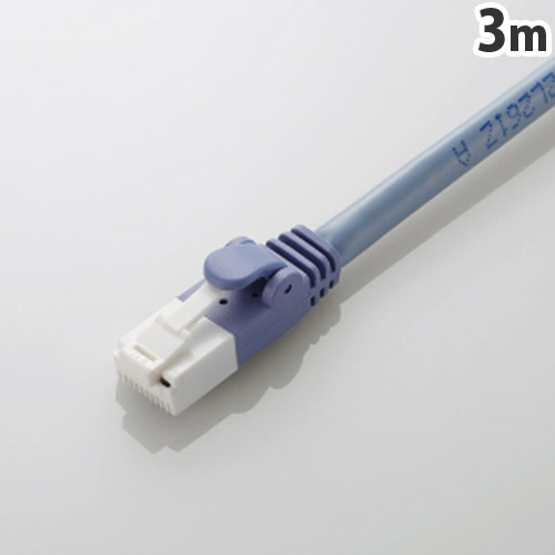 エレコム ツメ折れ防止LANケーブル CAT6 3m ブルー LD-GPT/BU3/RS: