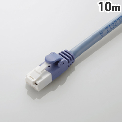 エレコム ツメ折れ防止LANケーブル CAT6 10m ブルー LD-GPT/BU10/RS: