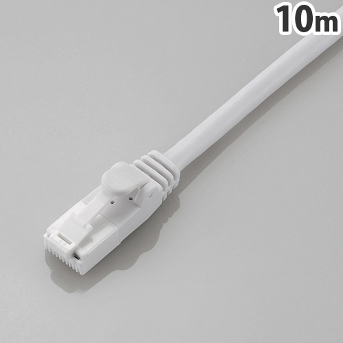 エレコム ツメ折れ防止LANケーブル CAT6 10m ホワイト LD-GPT/WH10/RS: