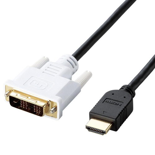 エレコム HDMI-DVI変換ケーブル 5.0m DH-HTD50BK: