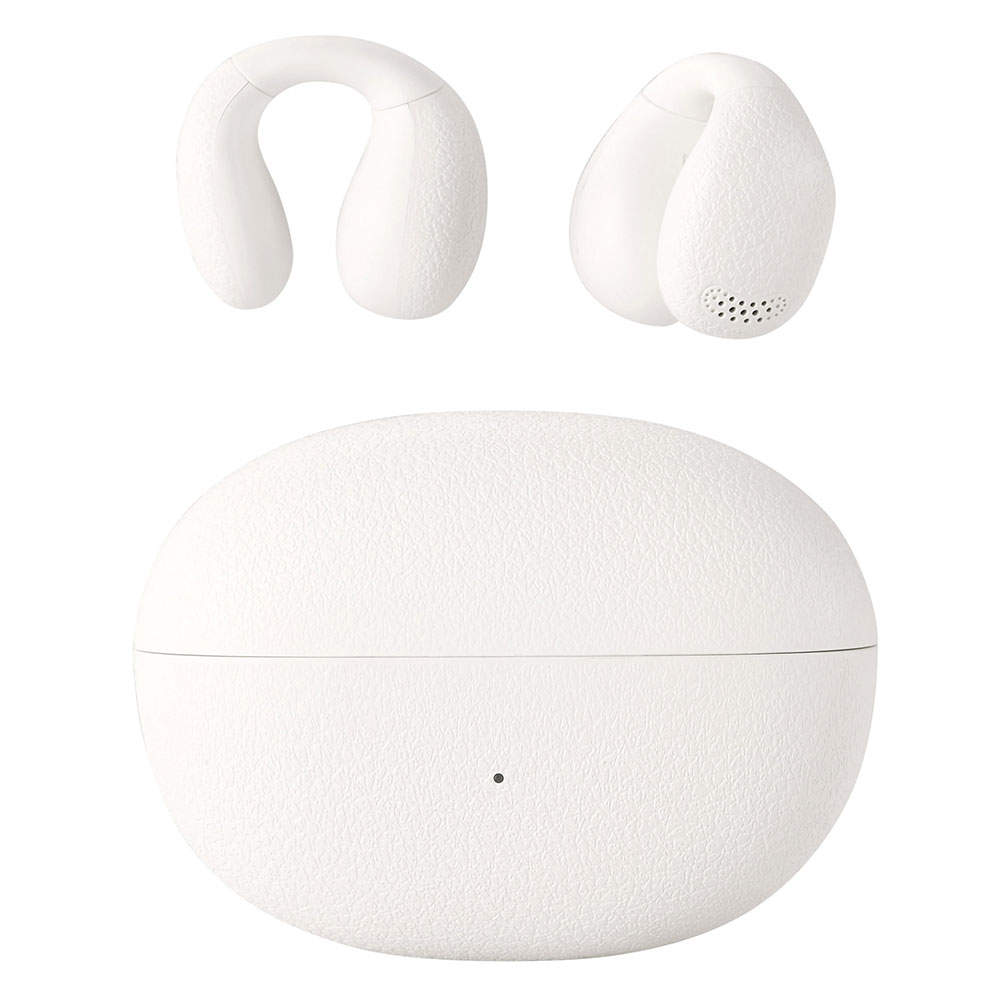 エレコム ワイヤレスイヤホン オープンイヤー型 ホワイト LBT-OWS03WH-EC: