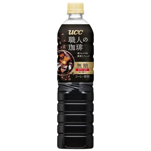 【ワケあり品】【アウトレット】【賞味期限:25.06.30】UCC 職人の珈琲 無糖 900ml: