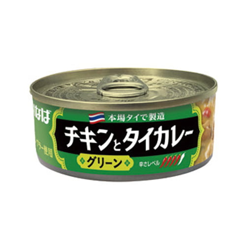 【ワケあり品】【アウトレット】【賞味期限:27.02.27】いなば食品 チキンとタイカレー グリーン 115g: