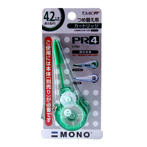 トンボ鉛筆 修正テープ モノPXN つめ替え用カートリッジ CT-PR4:
