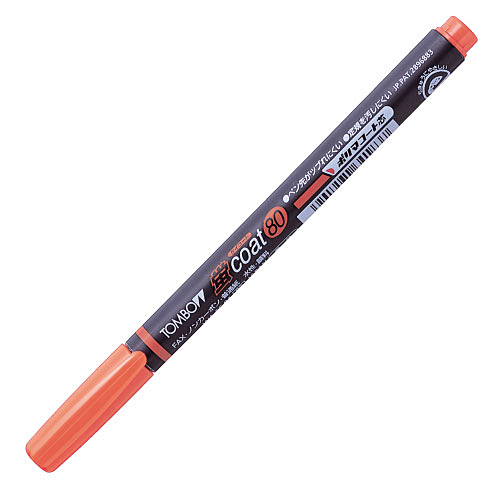 トンボ鉛筆 蛍光ペン 蛍コート80 赤 WA-SC94: