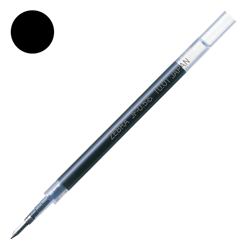 ゼブラ ジェルボールペン替芯 0.5mm 黒 10本入 RJF5-BK:
