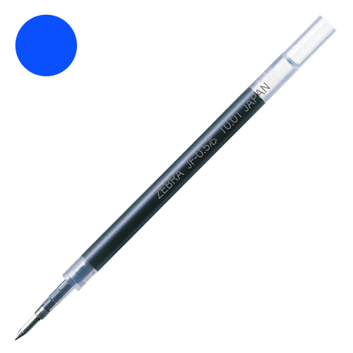 ゼブラ ジェルボールペン替芯 0.5mm 青 10本入 RJF5-BL: