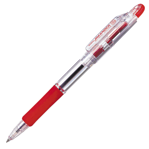 ゼブラ 油性ボールペン ジムノック 0.7mm 赤 KRB-100-R:
