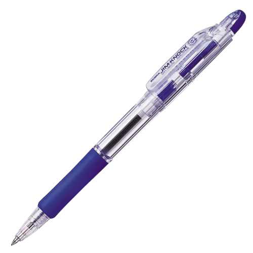 ゼブラ 油性ボールペン ジムノック 0.7mm 青 KRB-100-BL: