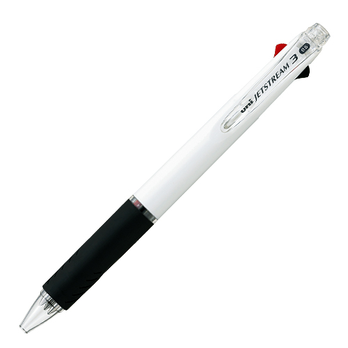 三菱鉛筆 ジェットストリーム3色 白軸 SXE340005.1: