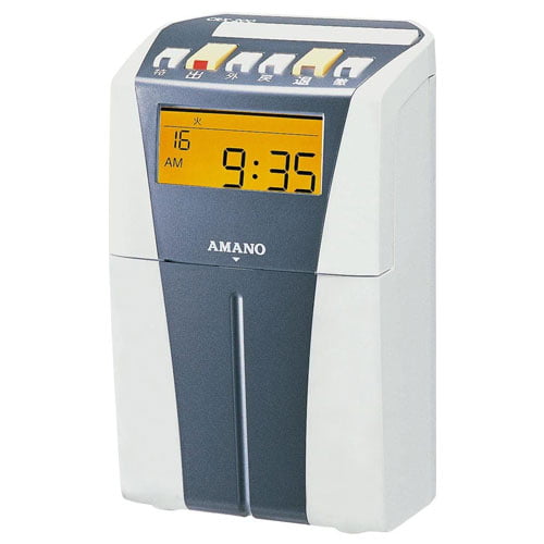 アマノ 電子タイムレコーダー ホワイト・シルバー CRX-200S: