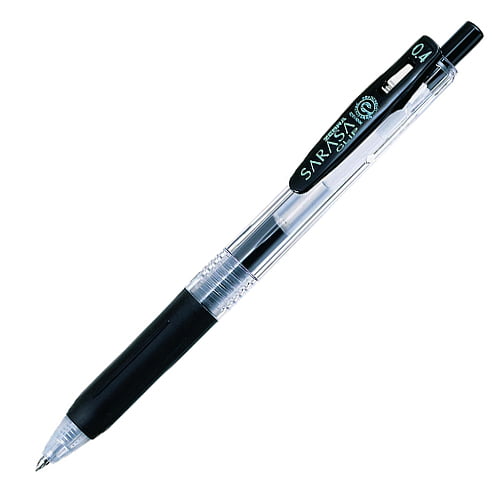 ゼブラ ジェルボールペン サラサクリップ 0.4mm 黒 JJS15-BK: