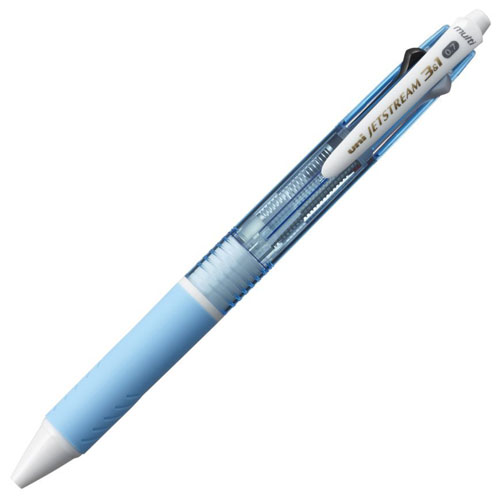 三菱鉛筆 ジェットストリーム3&1 多機能ペン 水色 MSXE460007.8: