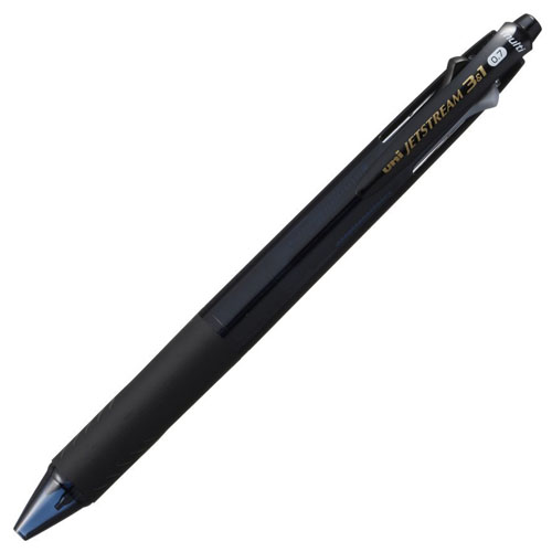三菱鉛筆 ジェットストリーム3&1 多機能ペン 透明ブラック MSXE460007T24: