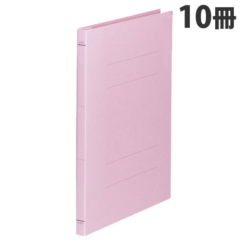 FAMS フラットファイル フラットファイル A4タテ ピンク 10冊: