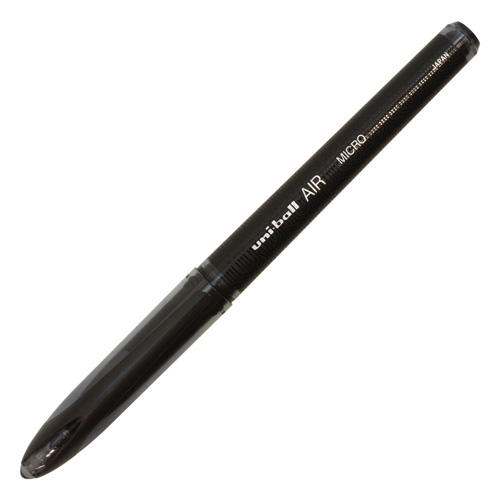 三菱鉛筆 ゲルインクボールペン ユニボールエア ボールペン 0.5mm 黒 UBA20105.24: