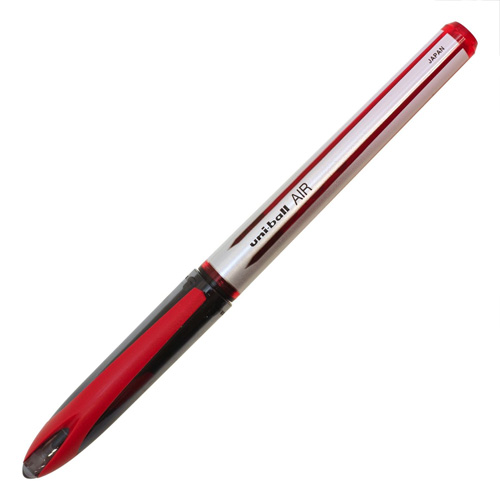 三菱鉛筆 ゲルインクボールペン ユニボールエア ボールペン 0.7mm 赤 UBA20107.15: