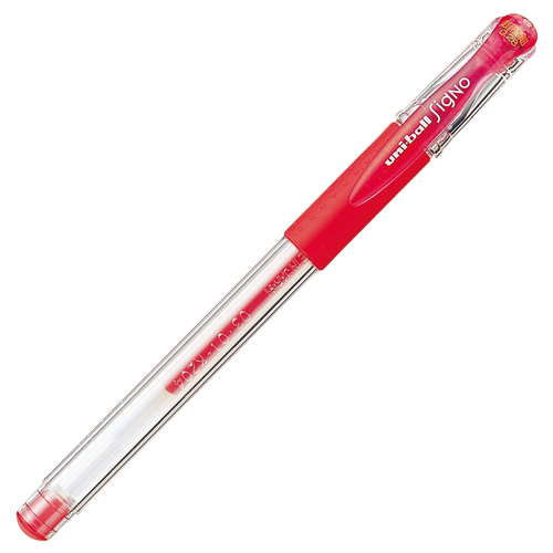 三菱鉛筆 ゲルインクボールペン ユニボールシグノ 赤 UM15128.15:
